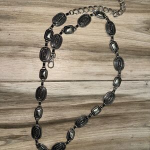 Vintage Silver Chain Belt